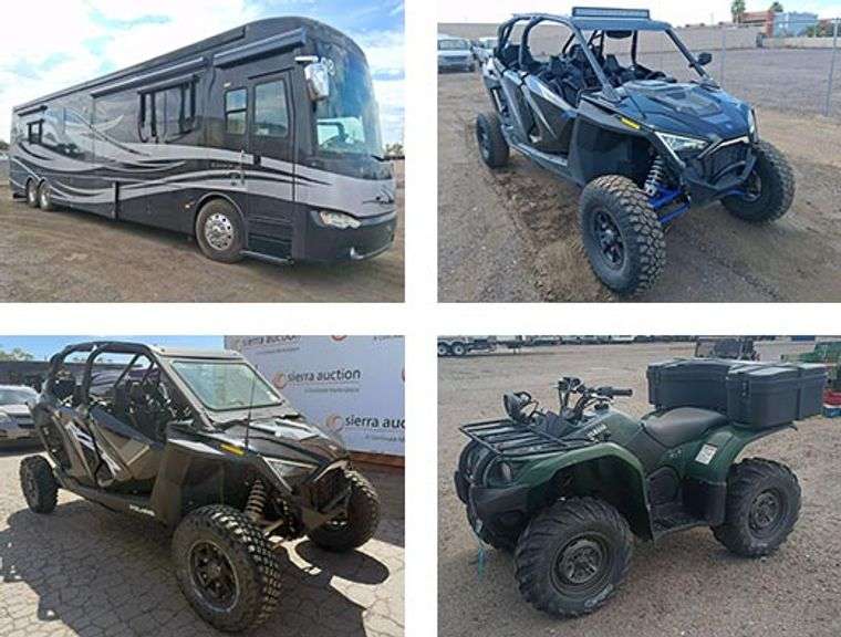 6952 - Phoenix Boats, RV's, Motorcycles, & Carts Auction - September 11th, 2026