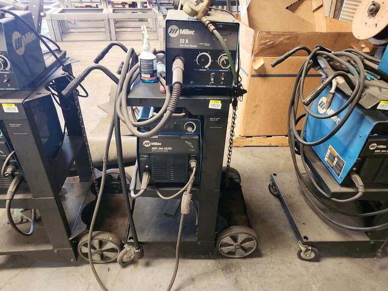 Miller XMT 304 CC/CV DC Inverter Welder w/ S-22A 24V Wire Feeder