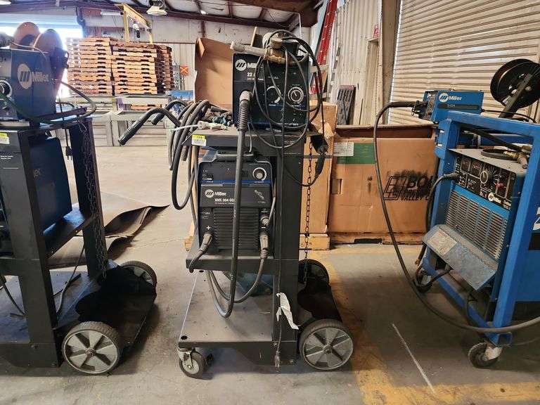 Miller XMT 304 CC/CV DC Inverter Welder w/ S-22A 24V Wire Feeder