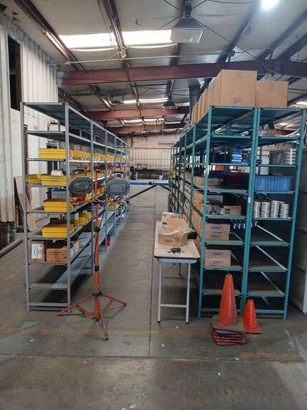 (2) Shelves w/ SKF & Timken Bearings, Kingpins, Rollers, Hardware & Assorted Parts