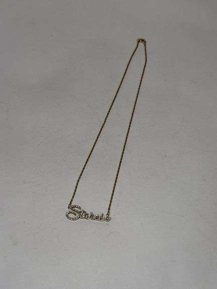 10k YG “Starese” in Diamonds Necklace 14.62g