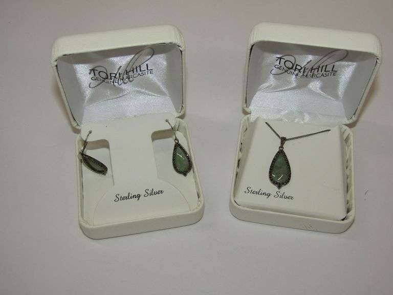 925 Silver Necklace and Earring Matching Set