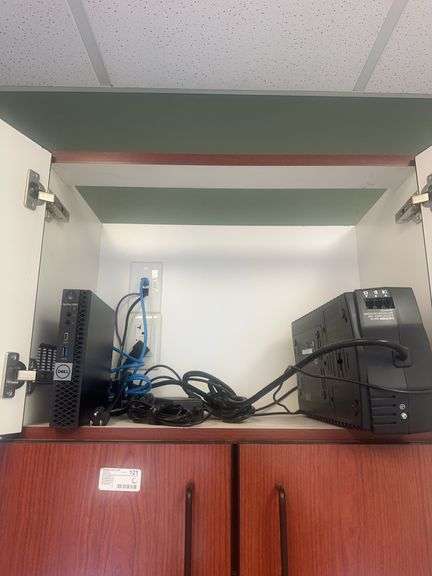 Dell OptiPlex 5060 Mini Tower, Keyboard, Mouse Monitor with Hanging Swivel Mount and All Contents In