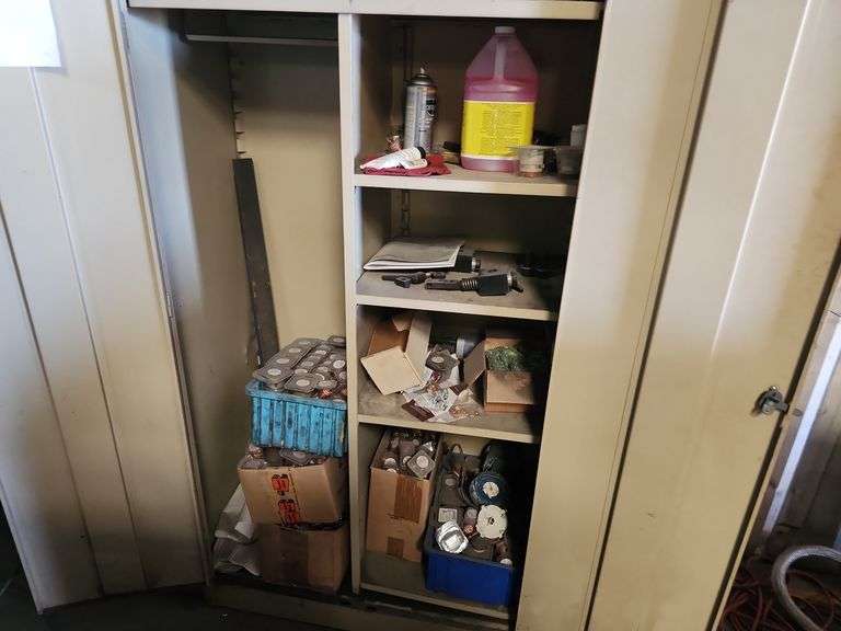 Hypertherm Plasma Consumables, Copper Fittings & Shop Supplies w/ Storage Cabinet