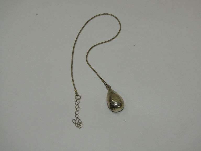 Tiffany Sterling Drop Pendant