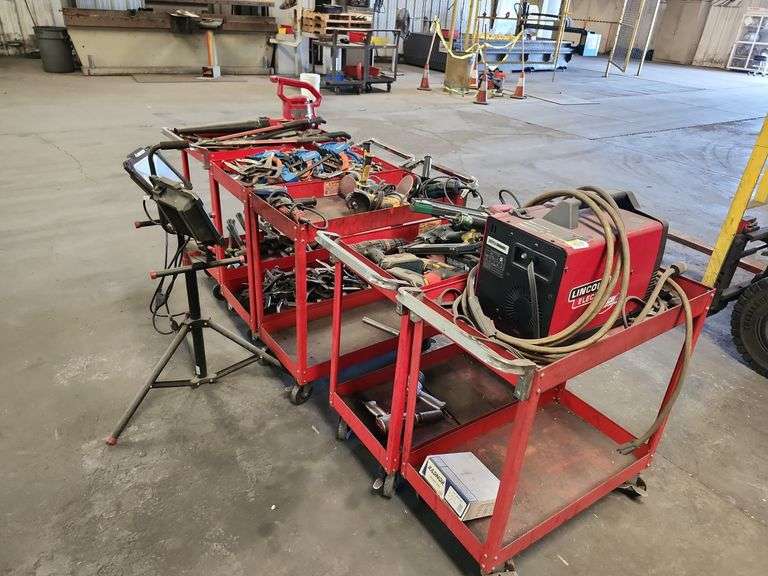 Lincoln Electric Weld-Pak 125HD Welder w/ Assorted Power Tools & Husky Light Stand