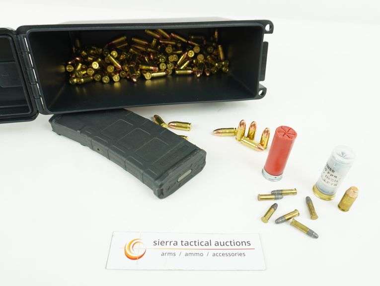 Loose Bullets 9MM FMJ LOOSE AMMO & BAG W/ MIXED LOOSE AMMO & 5.56 MAGAZINE - Sierra ...