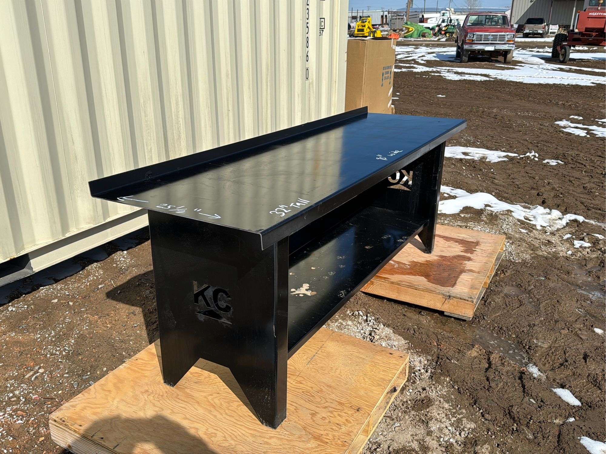 25 1/2 in. x 90 in. KC work bench - Smith Sales Auctioneers LLC
