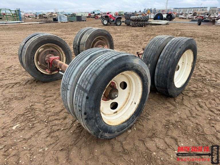 Pair of Trailer Dually Axles