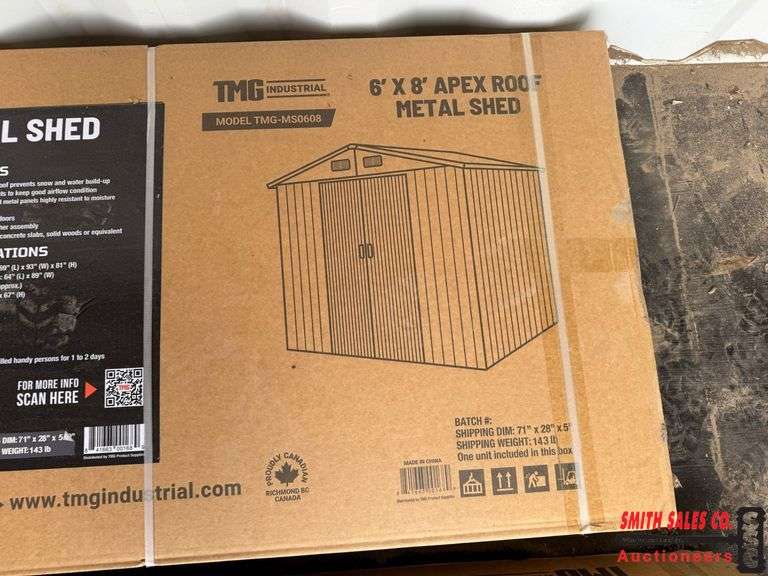 StanForge-TMG-MS0608 Metal Shed