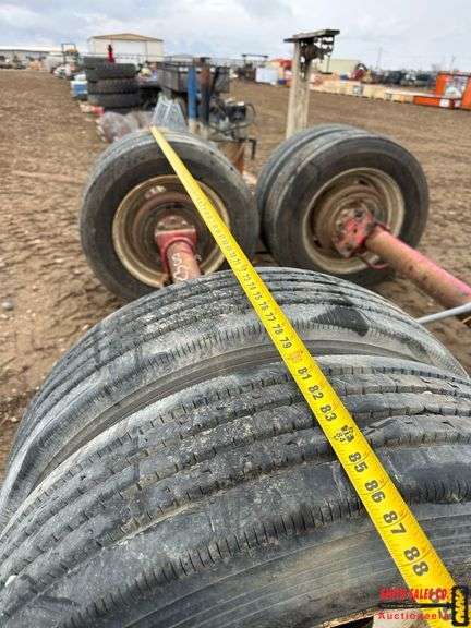 Pair of Trailer Dually Axles