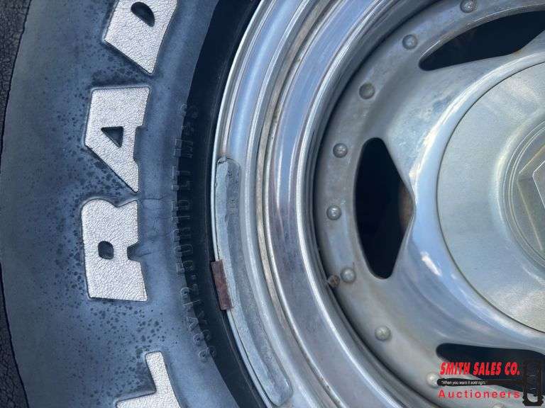 2 tires and 2 rims