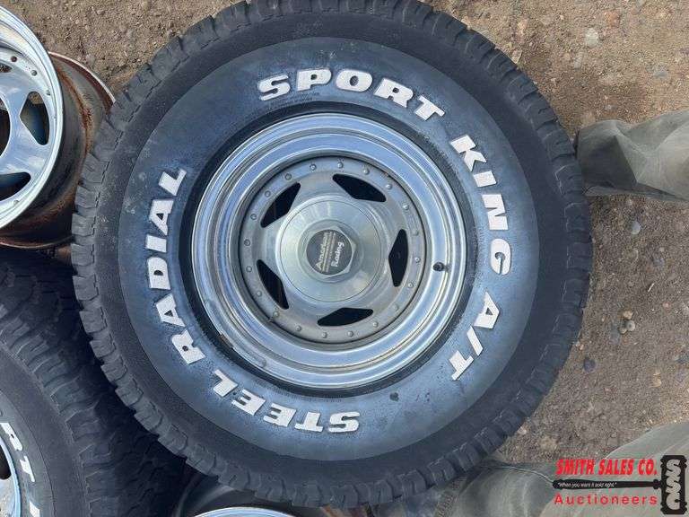 2 tires and 2 rims