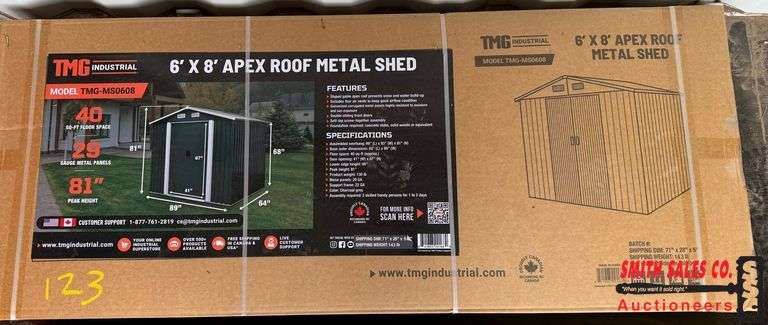 StanForge-TMG-MS0608 Metal Shed