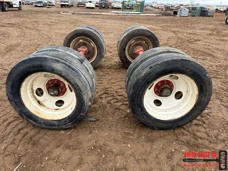 Pair of Trailer Dually Axles
