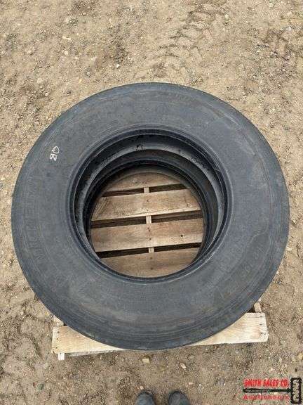 Pair of 11 R 24.5 Tires