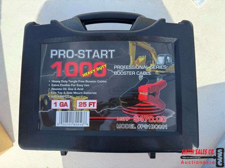 Unused Jumper Cables 25 ft. 1 Gauge