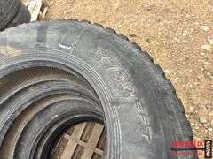 Set of Four 11 R 24.5 Tires