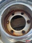 2 tires and 2 rims