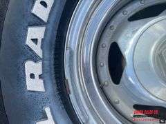 2 tires and 2 rims