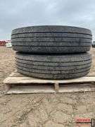 Pair of 11 R 24.5 Tires
