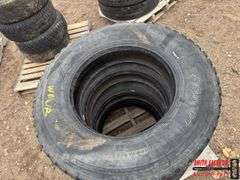 Set of Four 11 R 24.5 Tires