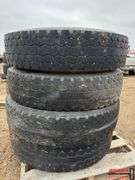 Set of Four 11 R 24.5 Tires
