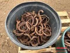 Buckets of Horse Shoes