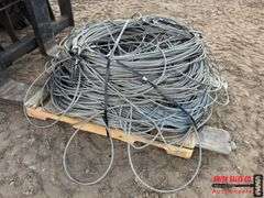 Multiple Rolls Of Stainless Cable