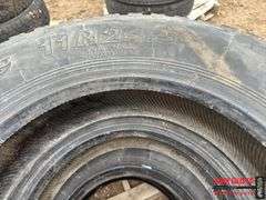 Set of Four 11 R 24.5 Tires