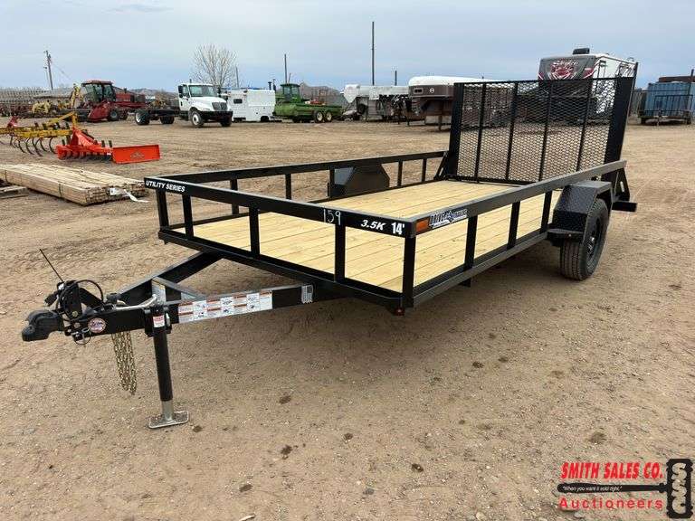 Unused 2025 Drive 14 ft. S/A Utility Trailer