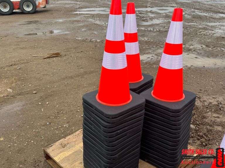 50 Unused Traffic Cones