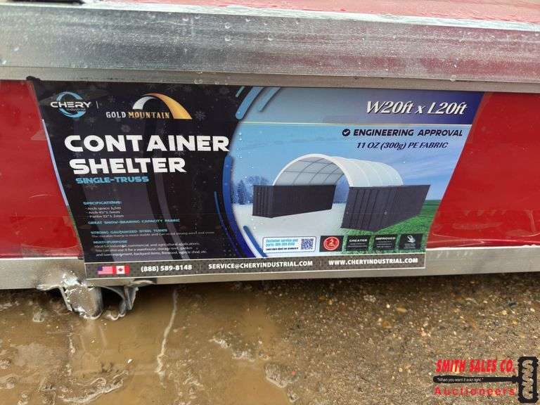 Unused Container Cover 20 x 20