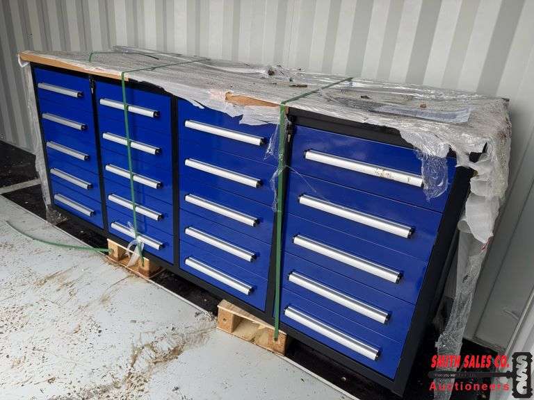 Blue 7ft. Work Bench