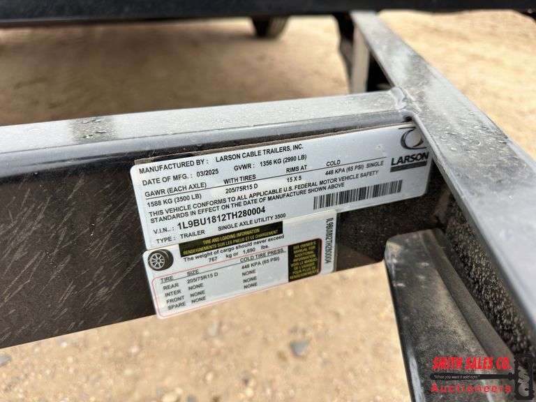 Unused 2025 Drive 14 ft. S/A Utility Trailer
