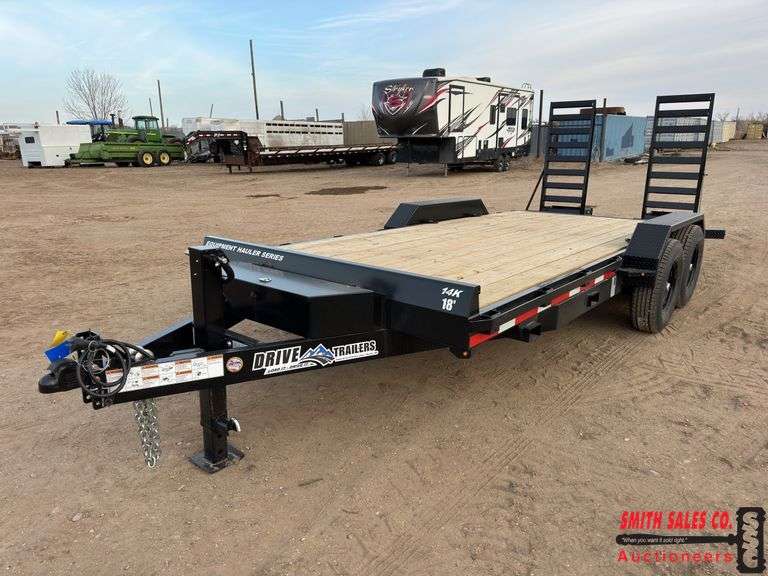 Unused 2025 Drive 18 ft. Equipment Trailer