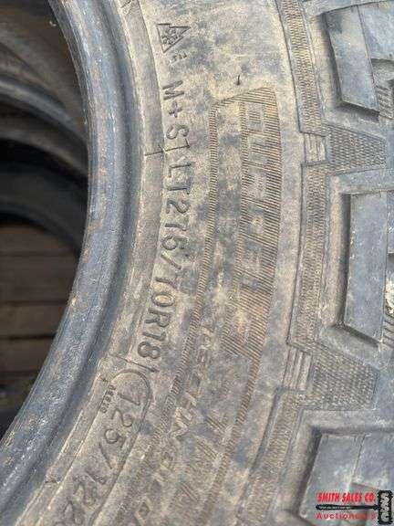 Set of 6 LT 275 / 70R18 Tires