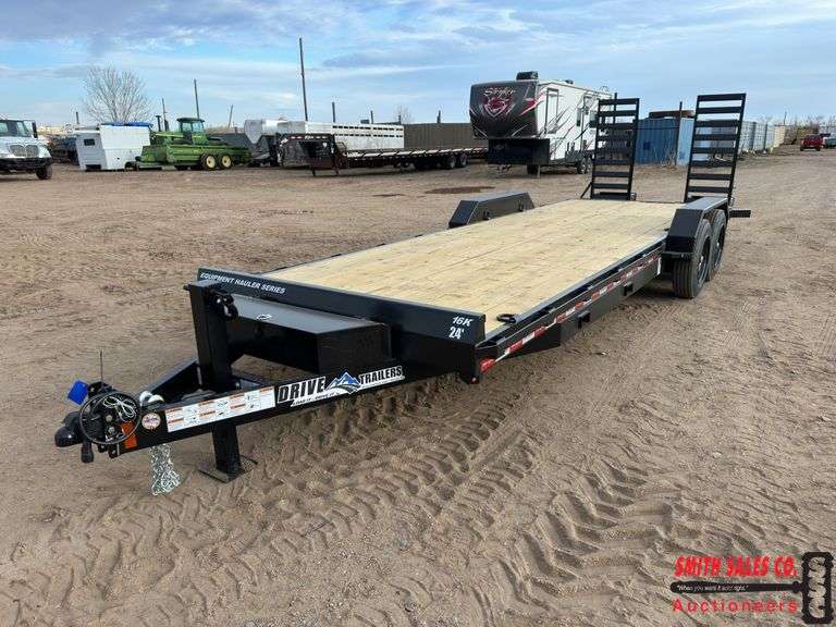Unused 2026 Drive 24 ft. Equipment Trailer 16K GVW
