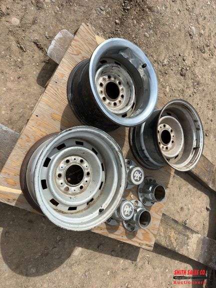 3- 6 hole Chevy Rally Wheels