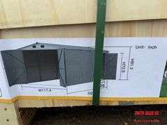 UNUSED 2025 Portable Metal Shed 10x20ft