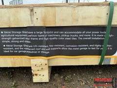 UNUSED 2025 Portable Metal Shed 10x20ft