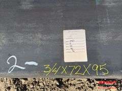3/4" Thick Steel Plate