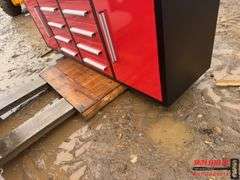 Red 7 ft. Work Bench