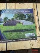 Unused Steel Carport 20 x 20 x 10