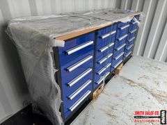 Blue 7ft. Work Bench