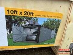 UNUSED 2025 Portable Metal Shed 10x20ft