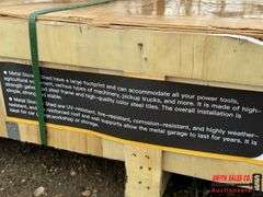 UNUSED 2025 Portable Metal Shed 13x20
