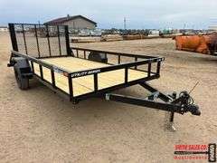 Unused 2025 Drive 14 ft. S/A Utility Trailer