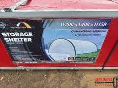 Unused 30 x 40 x 15 Fabric Building