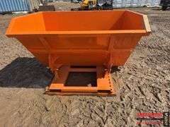 Orange Self Dumping Hopper